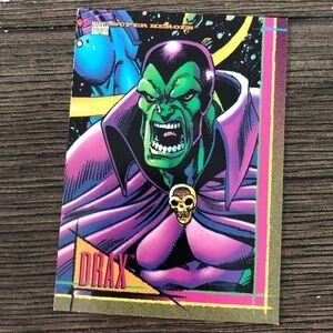 1993 Marvel Trading Card: Super Heroes: Drax #18